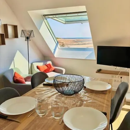 Duplex, Terrasse, Vue Mer, 30m Apartamento Port-Bail-sur-Mer