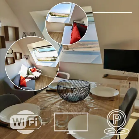 Apartamento Duplex, Terrasse, Vue Mer, 30m Port-Bail-sur-Mer